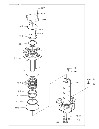 CENTER JOINT SOLAR 500LC-V Doosan parts catalog online