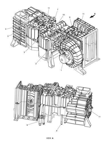 AIRCON UNIT DL450-3 Doosan parts catalog online