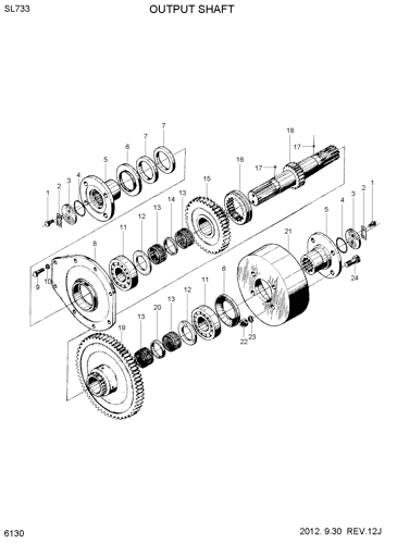 ῊὝἅ構造力学[上] ᾕῄᾅ SL733 OUTPUT SHAFT EPC Hyundai HCE online