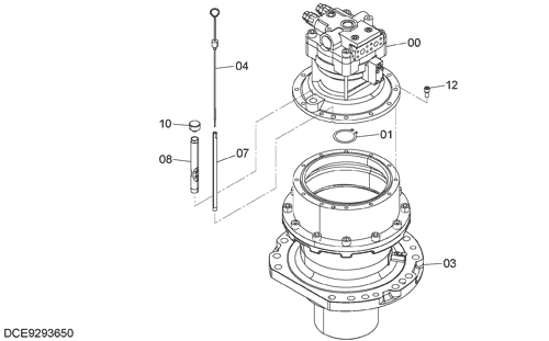 ZX870-5G SWING DEVICE (R) Hitachi HOP online