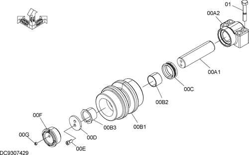 ZX350H-5G UPPER ROLLER Hitachi HOP online ZX350H-5G UPPER ROLLER Hitachi HOP online