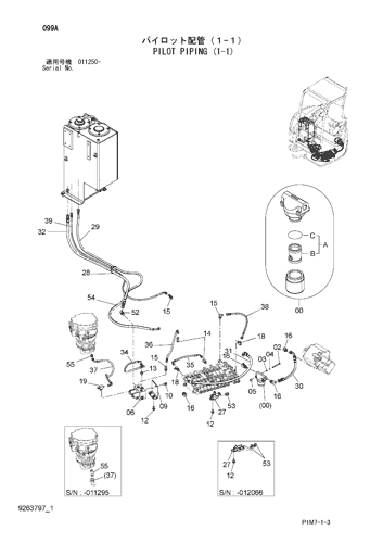 ZX30U-2 PILOT PIPING (1-1) Hitachi HOP online ZX30U-2 PILOT PIPING (1-1) Hitachi HOP online