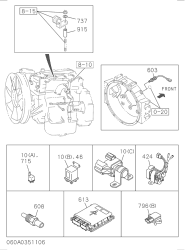 ZX140W-3 060: ENGINE ELECTRICAL CONTROL PARTS Hitachi HOP online