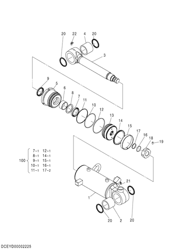 ZX40U-5A CYL.;BLADE (LONG) Hitachi HOP online