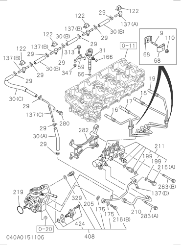 ZX110-3 040: FUEL INJECTION SYSTEM Hitachi HOP online