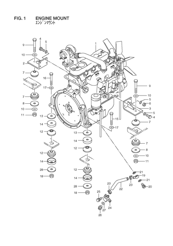 LX70-7 ENGINE MOUNT Hitachi HOP online