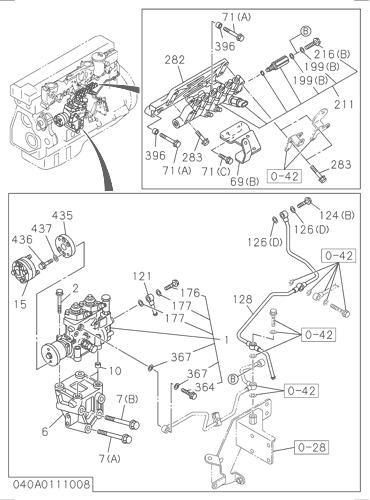 ZX670LCH-3 040: FUEL INJECTION SYSTEM Hitachi HOP online