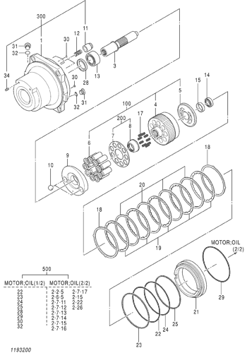 ZX870-5G MOTOR;OIL (1/2) Hitachi HOP online