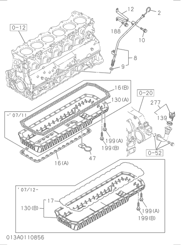 ZX870H-5G 013: OIL PAN AND LEVEL GAUGE Hitachi HOP online ZX870H-5G 013: OIL PAN AND LEVEL GAUGE Hitachi HOP online
