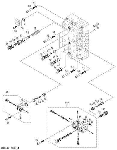 ZX470-5G VALVE;CONTROL (4/4) Hitachi HOP online