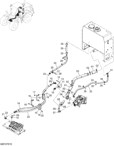 ZW180 MAIN PIPING (1) Hitachi HOP online