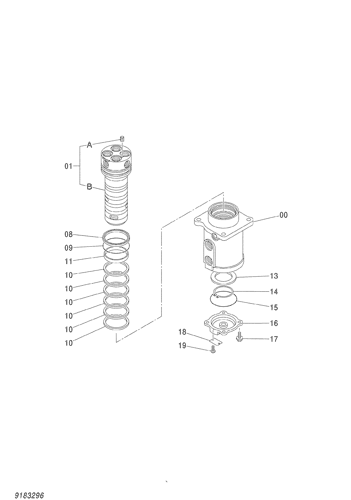 ZX870-5G JOINT;CENTER Hitachi HOP online