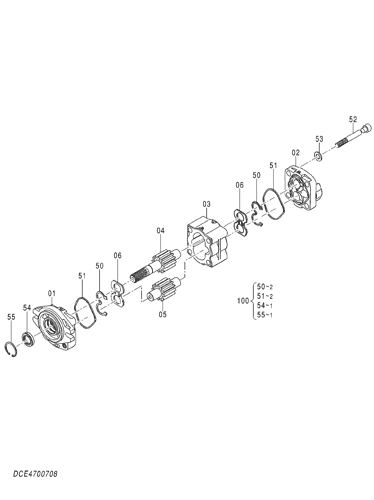 ZX670LC-5G PUMP;GEAR Hitachi HOP online