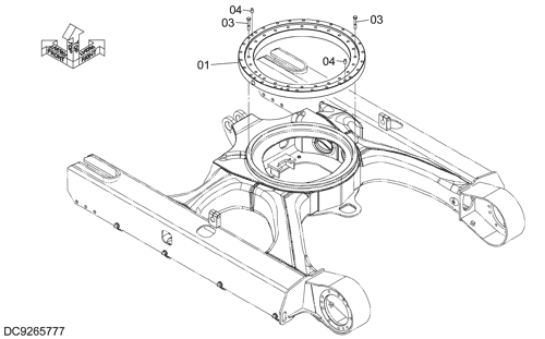 ZX48U-5A SWING BEARING Hitachi HOP online ZX48U-5A SWING BEARING Hitachi HOP online