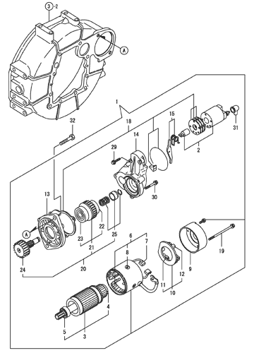ZX35U-3 STARTING MOTOR Hitachi HOP online ZX35U-3 STARTING MOTOR Hitachi HOP online