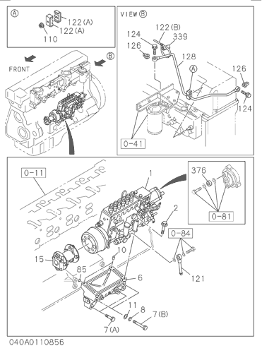 ZX870-5G 040: FUEL INJECTION SYSTEM Hitachi HOP online