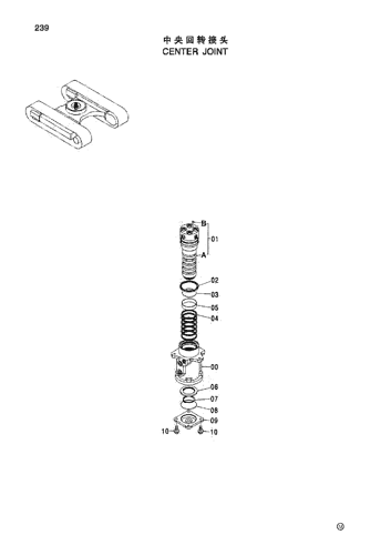 ZX70-HHE CENTER JOINT Hitachi HOP online ZX70-HHE CENTER JOINT Hitachi HOP online