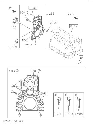 ZX240-3 020: TIMING GEAR CASE AND FLYWHEEL HOUSING Hitachi HOP online