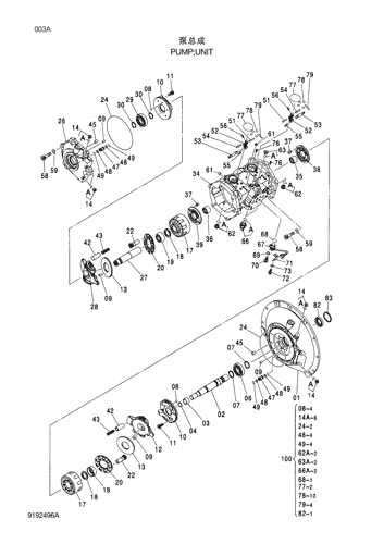 ZX120-HCMC PUMP;UNIT Hitachi HOP online