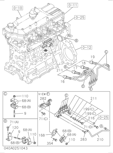 ZX240-3-AMS 040: FUEL INJECTION SYSTEM Hitachi HOP online