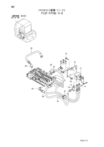 ZX30 PILOT PIPING (1-2) Hitachi HOP online