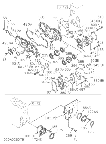 ZX120 020: TIMING GEAR CASE AND FLYWHEEL HOUSING Hitachi HOP ZX120 020: TIMING GEAR CASE AND FLYWHEEL HOUSING Hitachi HOP