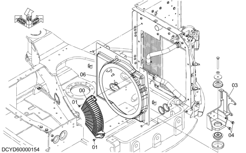 ZX48U-5A ENGINE PARTS (WITH AIR-CONDITIONER) Hitachi HOP online