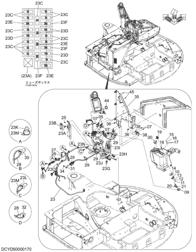 ZX30U-5A ELECTRIC PARTS (2) Hitachi HOP online