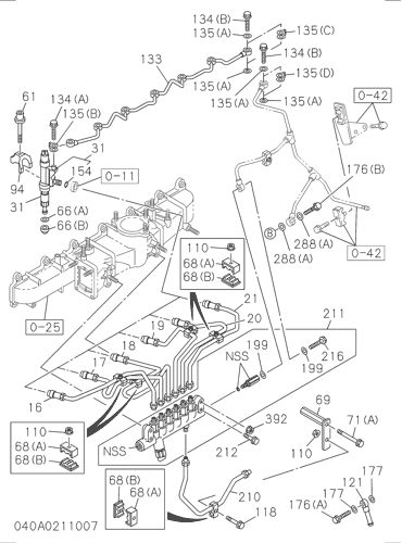 ZX330-3 040: FUEL INJECTION SYSTEM Hitachi HOP online