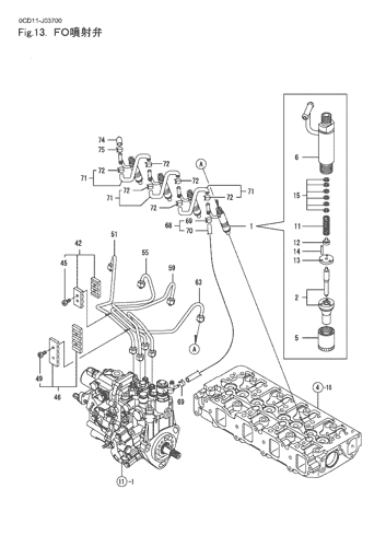 ZX48U-3F FUEL INJECTION VALVE Hitachi HOP online