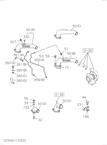 ZX200 025: INLET MANIFOLD Hitachi HOP online