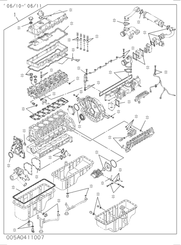 ZX350-3-AMS 005: ENGINE GASKET KIT Hitachi HOP online