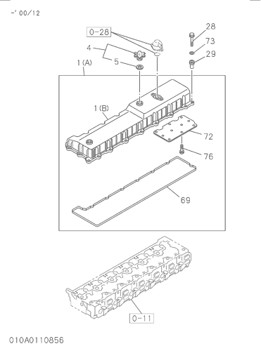 ZX870-5G 010: CYLINDER HEAD COVER Hitachi HOP online ZX870-5G 010: CYLINDER HEAD COVER Hitachi HOP online