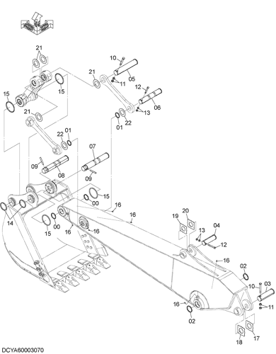 ZX200-5G ARM PARTS Hitachi HOP online