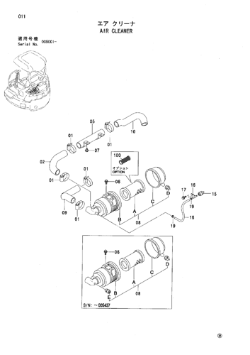 ZX30U AIR CLEANER Hitachi HOP online ZX30U AIR CLEANER Hitachi HOP online