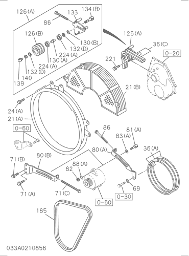 ZX850H 033: FAN AND FAN BELT Hitachi HOP online ZX850H 033: FAN AND FAN BELT Hitachi HOP online