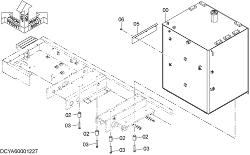 ZX870-5G FUEL TANK SUPPORT Hitachi HOP online ZX870-5G FUEL TANK SUPPORT Hitachi HOP online