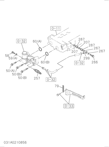 ZX470-5G 031: THERMOSTAT AND HOUSING Hitachi HOP online