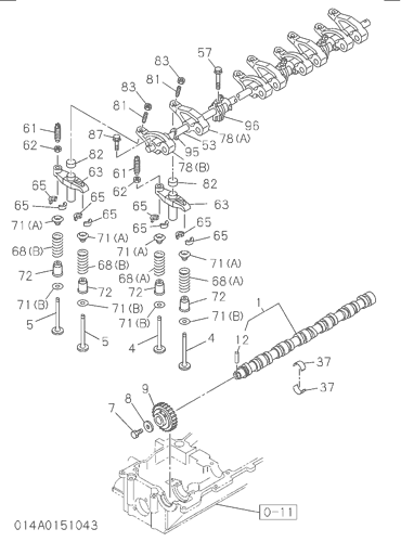 ZX240-3 014: CAMSHAFT AND VALVE Hitachi HOP online