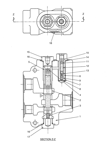 LX80-7 PRIORITY VALVE Hitachi HOP online