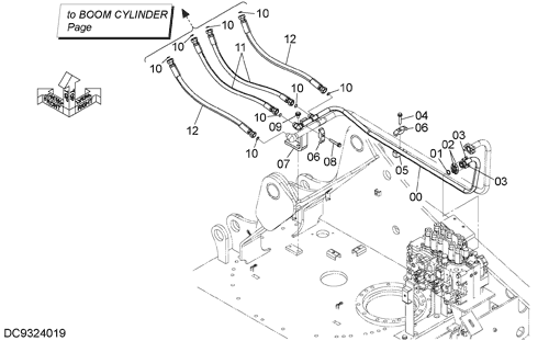 ZX200-5G MAIN PIPING (1) Hitachi HOP online