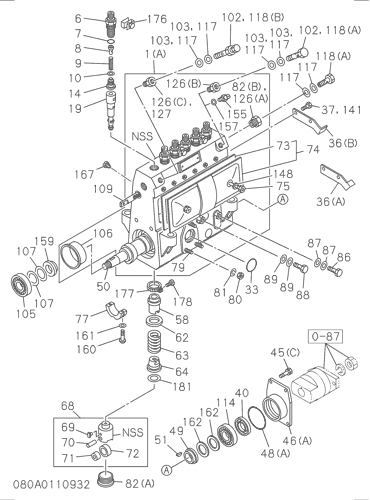 ZX200-5G 080: INJECTION PUMP Hitachi HOP online