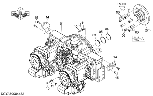 ZX870LCR-5G PUMP DEVICE Hitachi HOP online