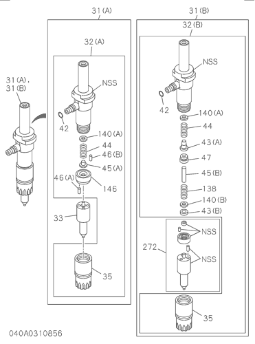 ZX870-5G 040: FUEL INJECTION SYSTEM Hitachi HOP online