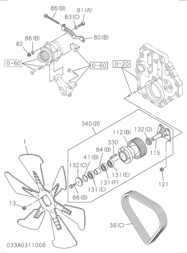 ZX850LC-3-M 033: FAN AND FAN BELT Hitachi HOP online ZX850LC-3-M 033: FAN AND FAN BELT Hitachi HOP online