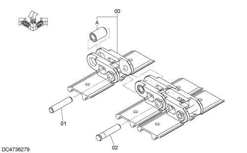 ZX35U-5A TRACK-LINK 300mmG Hitachi HOP online ZX35U-5A TRACK-LINK 300mmG Hitachi HOP online
