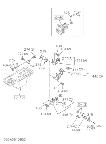 ZX200-5G 052: OIL AND VACUUM PIPING; ENGINE Hitachi HOP online