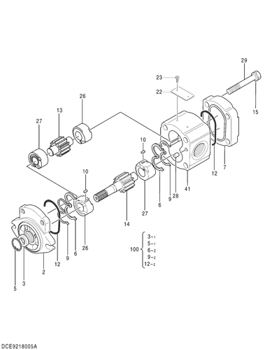 ZX280-5G PUMP;GEAR Hitachi HOP online ZX280-5G PUMP;GEAR Hitachi HOP online