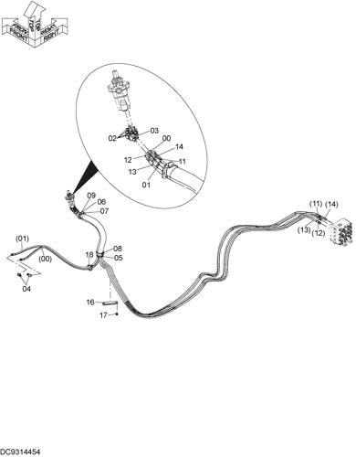 ZX870-5G PILOT PIPING (9) Hitachi HOP online