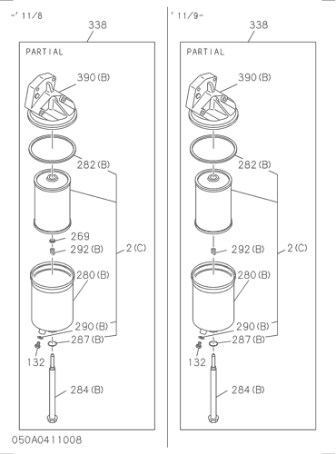 ZX450-3 050: OIL COOLER AND OIL FILTER Hitachi HOP online